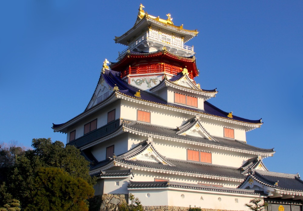 The existing Azuchi-Momoyama Castle