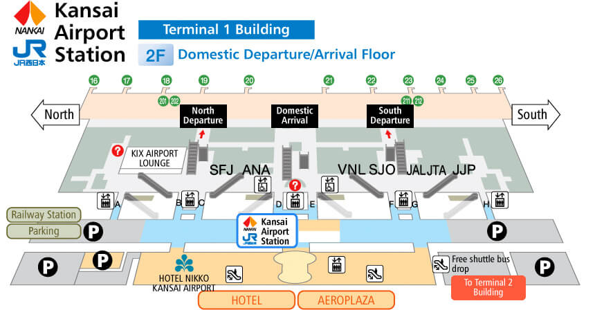 Map of Kansai Airport