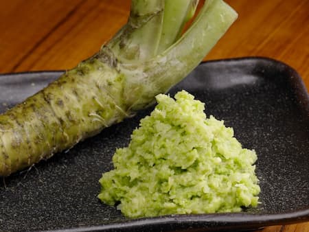 Freshly grated wasabi