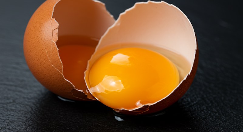 Fresh and safe raw eggs from Japan