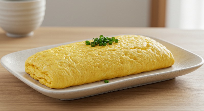 Dashi Rolled Omelet Infused with Umami Broth