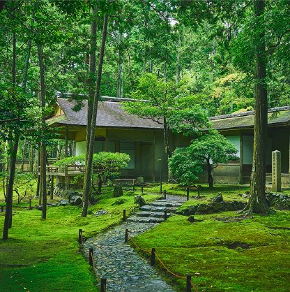The beautiful moss garden of Saihoji Temple