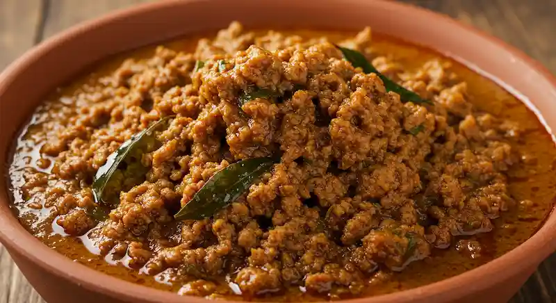 Keema curry with lots of minced meat