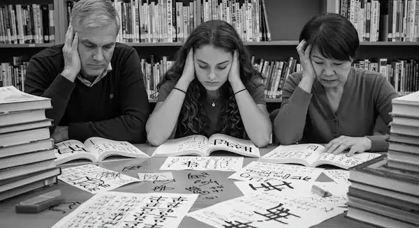 Foreigners are at their wits' end because Japanese is too difficult