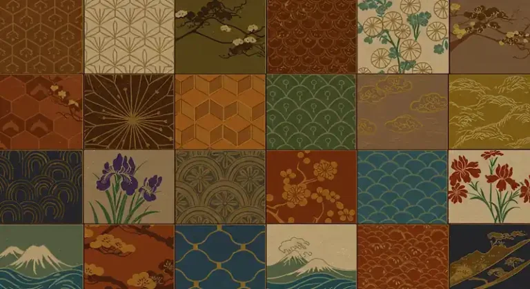 Profound traditional Japanese patterns (Wagara)